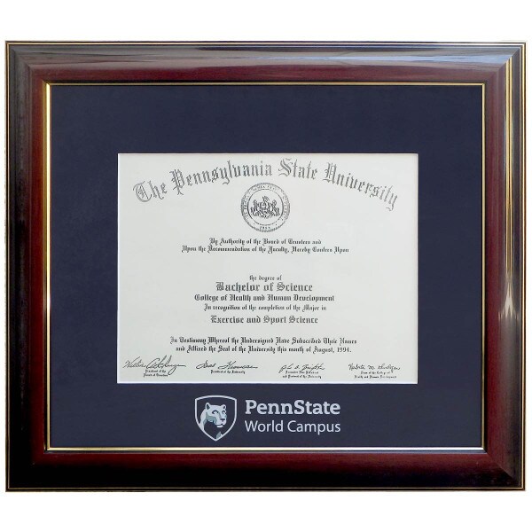 #25 Diploma Frame World Campus Student Book Store