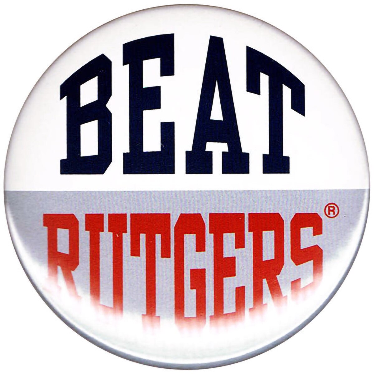 BEAT RUTGERS Spirit Button | Student Book Store