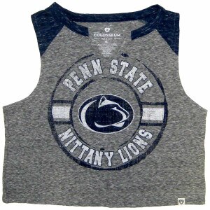 Débardeur (Tank Top) Victoria's Secret Collegiate Penn State - Gris Foncé Taille S - Neuf Avec Étiquettes (NWT)